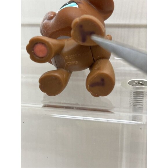 Littlest Pet Shop Boxer #83 Brown White Dog Hasbro 2005 LPS - Picture 8 of 10